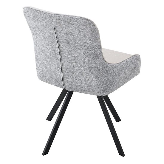 Стул интерьерный мягкий слоновая кость (арт 27241) Фото 4