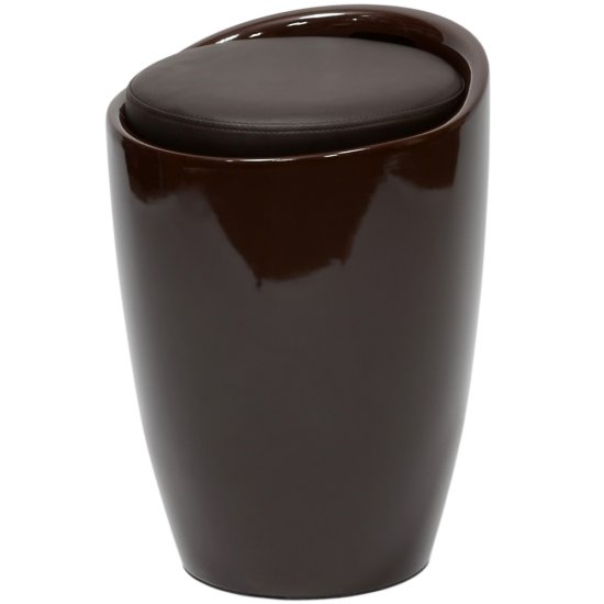 Табурет дизайнерский мягкий коричневый (арт 5485) Фото 1