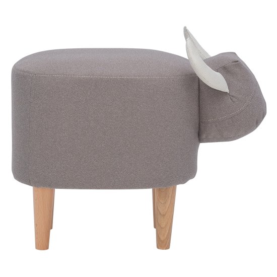Пуфик с мягким сидением серый (арт 6949) Фото 3