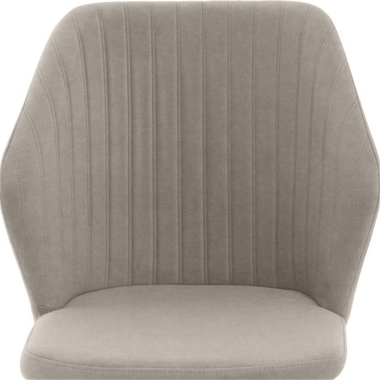 Стул мягкий слоновая кость велюровый (арт 35393) Фото 8