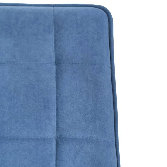 Стул на металлокаркасе с мягким сидением синий (арт 24940) Фото 6