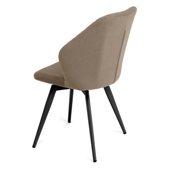 Стул на металлокаркасе из велюра (арт 25816) Фото 3