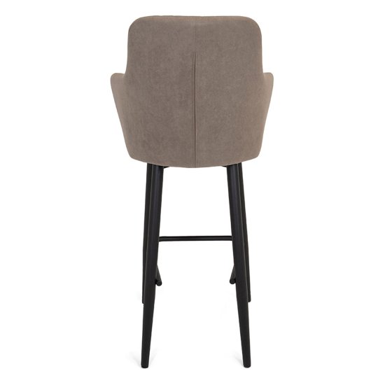 Стул барный на металлическом каркасе мягкий современный (арт 26200) Фото 6