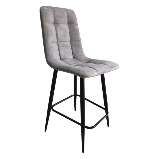 Полубарный стул мягкий бежевый (арт 23942) Фото 1