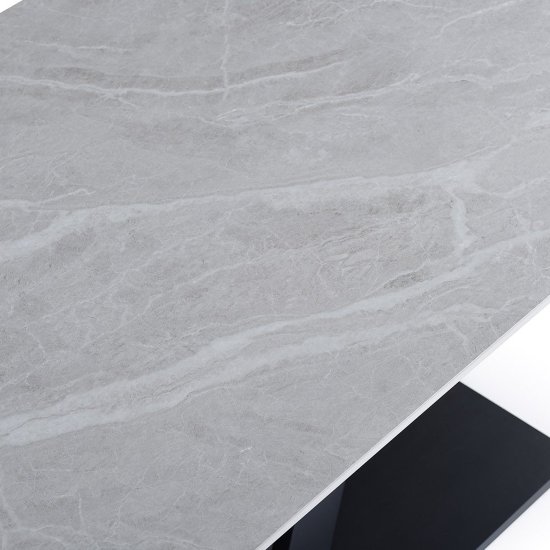 Стол дизайнерский раздвижной с керамическим покрытием (арт 27204) Фото 9