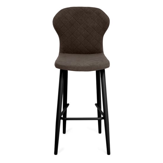 Стул с металлическими ножками мягкий из велюра (арт 19736) Фото 5