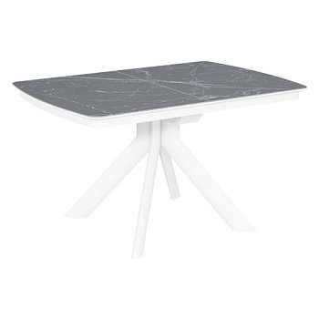 Обеденный стол с керамической столешницей на одной ножке (арт 34251) - Фото 2