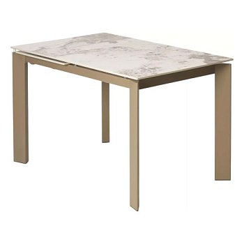 Стол кухонный раздвижной прямоугольный из керамогранита (арт 34090) - Фото 2