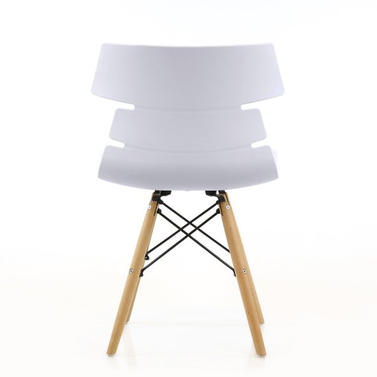 Стул белый пластмассовый (арт 6623) Фото 1