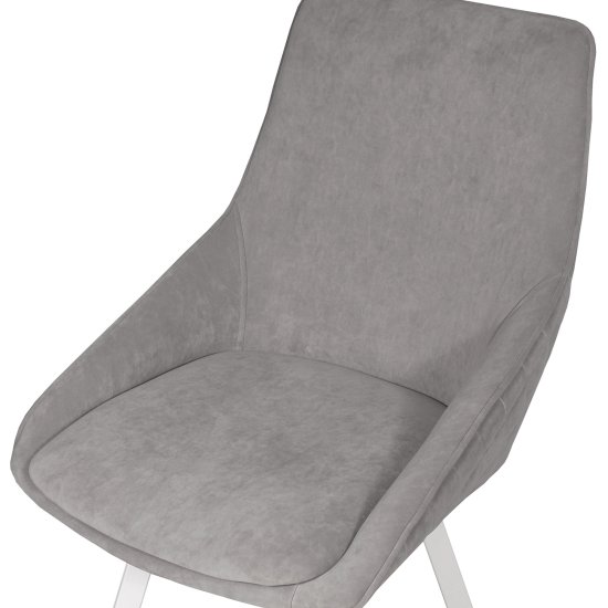 Стул-кресло с мягкой обивкой из бархата (арт 16109) Фото 2