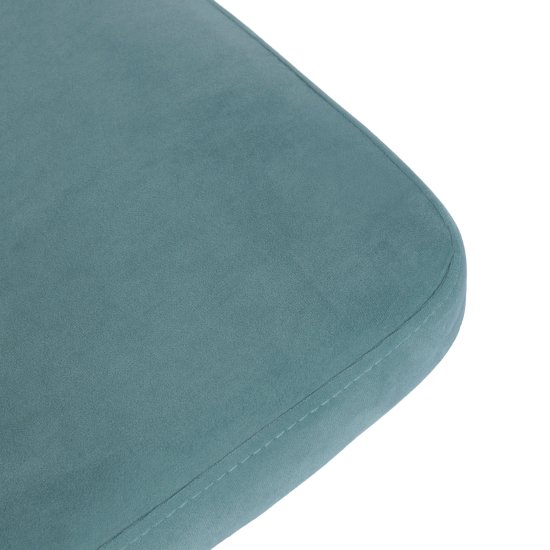 Стул обеденный на металлокаркасе голубой (арт 14928) Фото 3