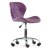 Стул дизайнерский с ножками хром мягкий фиолетовый (арт 14986)