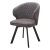 Стул кухонный на металлокаркасе серый из велюра (арт 30765)