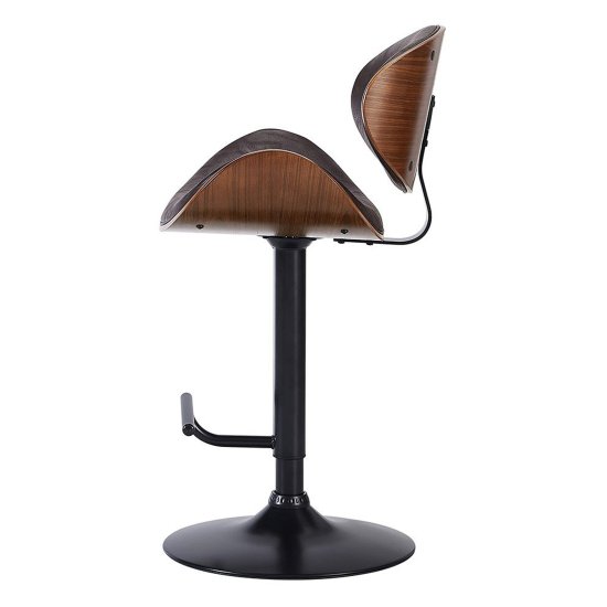 Барный стул с обивкой из экокожи регулируемый (арт 31467) Фото 3