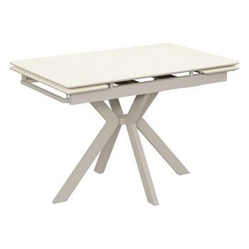 Стол обеденный раскладной керамический на одной ножке (арт 34378) - Фото 2