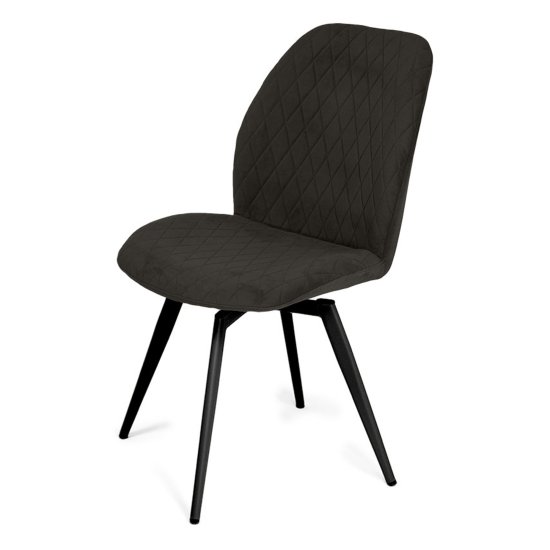 Стул на металлокаркасе мягкий из велюра (арт 33560) Фото 7