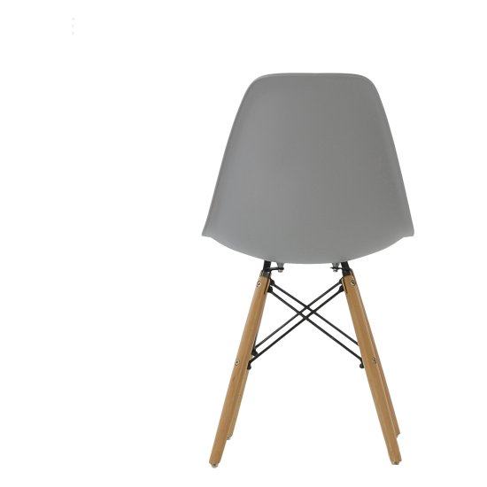 Стул дизайнерский деревянный серый eames (арт 9999) Фото 3