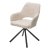 Стул с мягким сидением с подлокотниками бежевый (арт 33809)