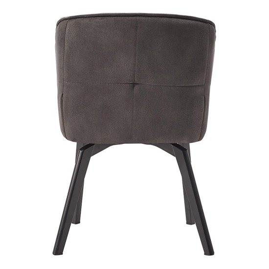 Стул-кресло дизайнерский мягкий с подлокотниками кремовый (арт 27207) Фото 4