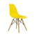 Стул для кухни дизайнерский желтый eames (арт 2321)
