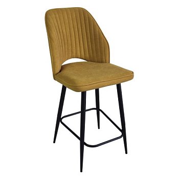 Стул полубарный мягкий оранжевый (арт 31988) - Фото 2