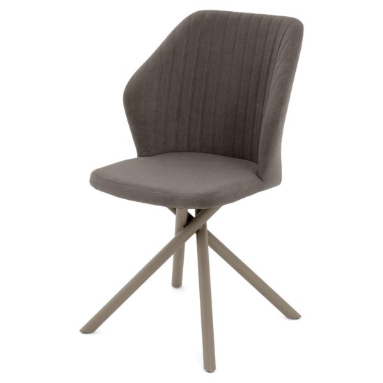 Стул на металлическом каркасе велюровый (арт 35395) Фото 1