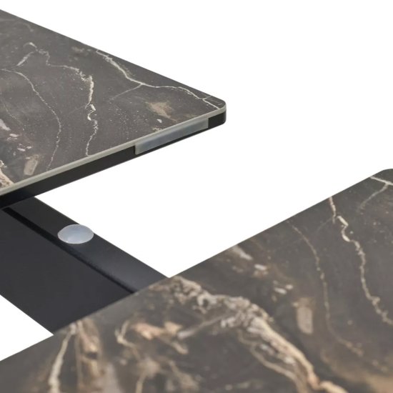 Стол дизайнерский раздвижной из керамогранита (арт 33367) Фото 12