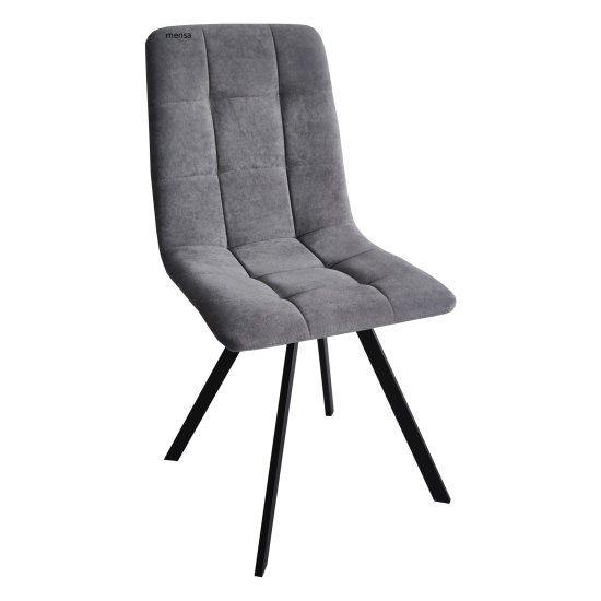 Стул на металлокаркасе серый (арт 16083) Фото 2