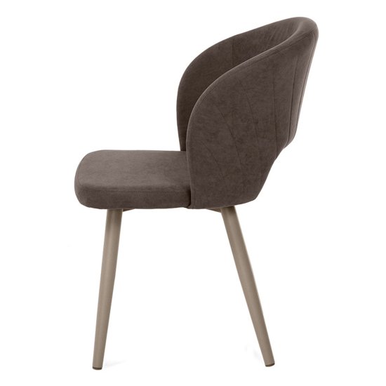 Стул на металлокаркасе из велюра (арт 26931) Фото 4