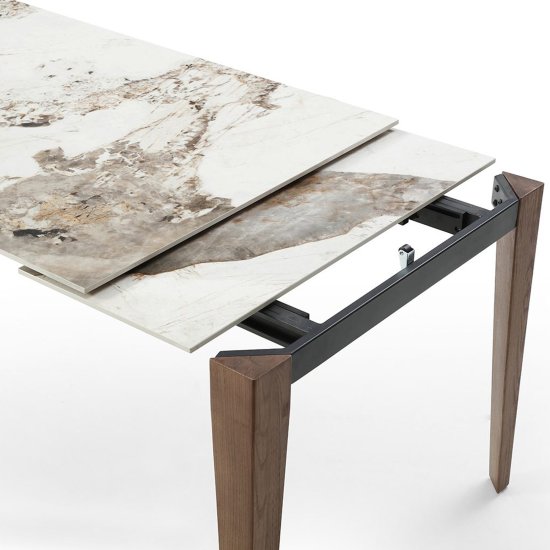 Стол кухонный раздвижной керамический (арт 28925) Фото 6