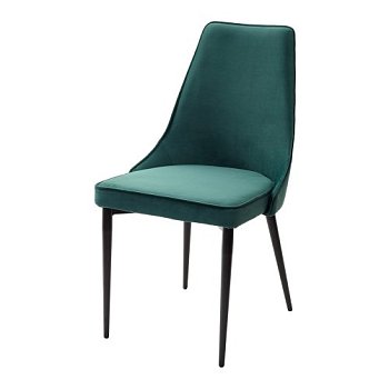 Стул кухонный с мягким сидением зеленый из велюра (арт 11354) - Фото 2