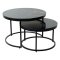 Журнальный стол дизайнерский круглый черный (арт 15001)