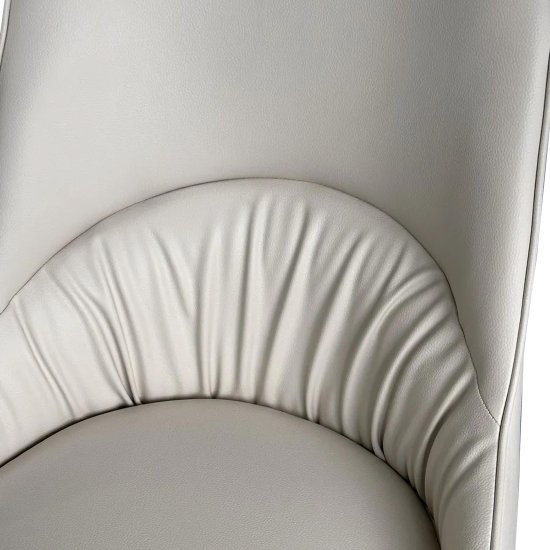 Стул на металлическом каркасе кремовый (арт 32436) Фото 2