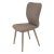 Стул бежевый из велюра современный (арт 23588)
