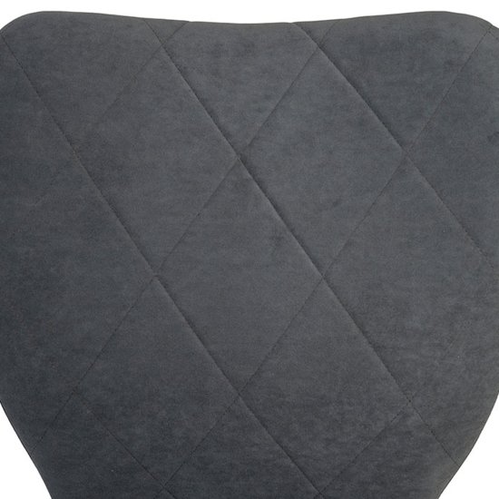 Стул мягкий коричневый из велюра (арт 23638) Фото 7