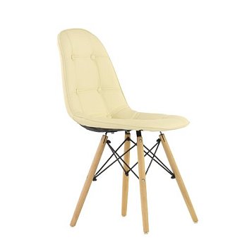 Стул дизайнерский с мягким сидением в стиле eames (арт 5263) - Фото 2