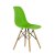 Стул кухонный дизайнерский зеленый eames (арт 2330)
