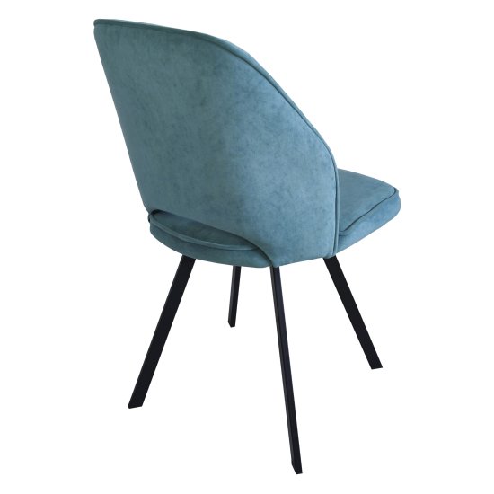 Стул на металлокаркасе велюровый (арт 31972) Фото 2