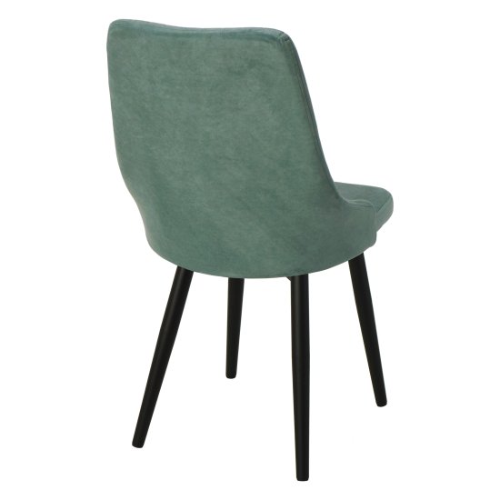 Стул на металлическом каркасе мягкий мятный (арт 22870) Фото 2