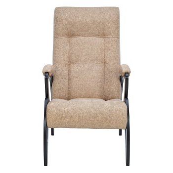 Кресло мягкое с подлокотниками бежевое (арт 9575) - Фото 2