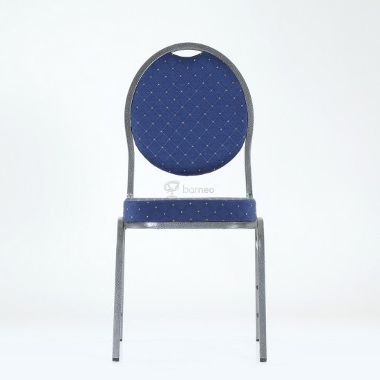 Стул металлический мягкий синий (арт 31308) Фото 2