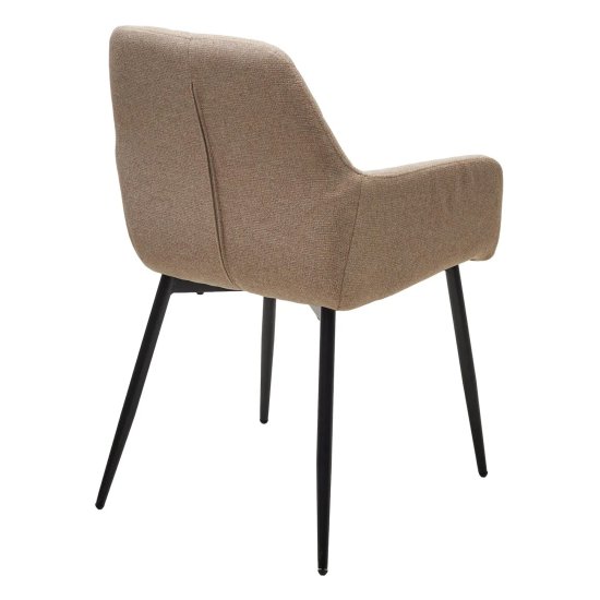 Стул мягкий с подлокотниками бежевый (арт 32357) Фото 2