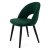 Стул на металлокаркасе зеленый из велюра современный (арт 21680)