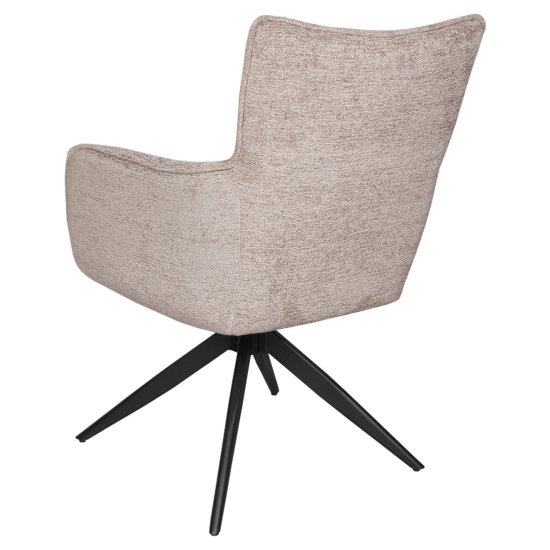 Полукресло слоновая кость с обивкой из велюра (арт 35402) Фото 2