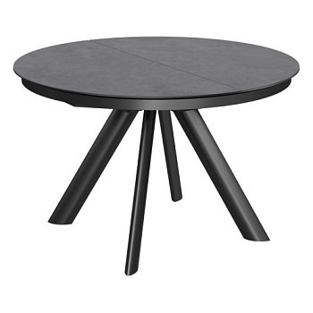 Стол раскладной круглый с керамической столешницей (арт 32710) - Фото 2