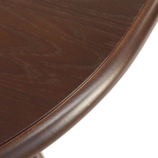 Обеденный стол раскладывающийся овальный из дерева классика (арт 11013) Фото 4