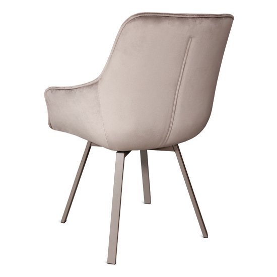 Полукресло металлическое мягкое с подлокотниками серое (арт 20300) Фото 2