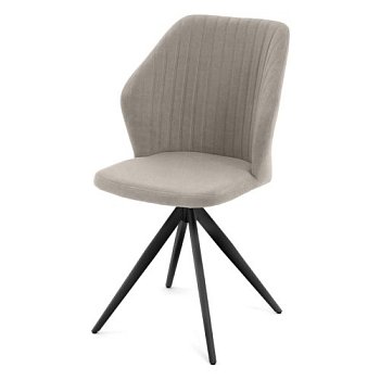 Стул мягкий бежевый велюровый (арт 35421) - Фото 2