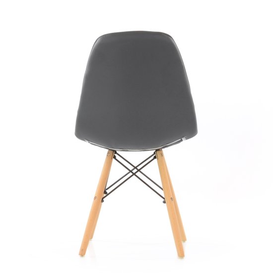 Стул дизайнерский деревянный мягкий eames style (арт 5265) Фото 4