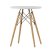 Стол кухонный дизайнерский круглый белый D-60 см eames (арт 6842)